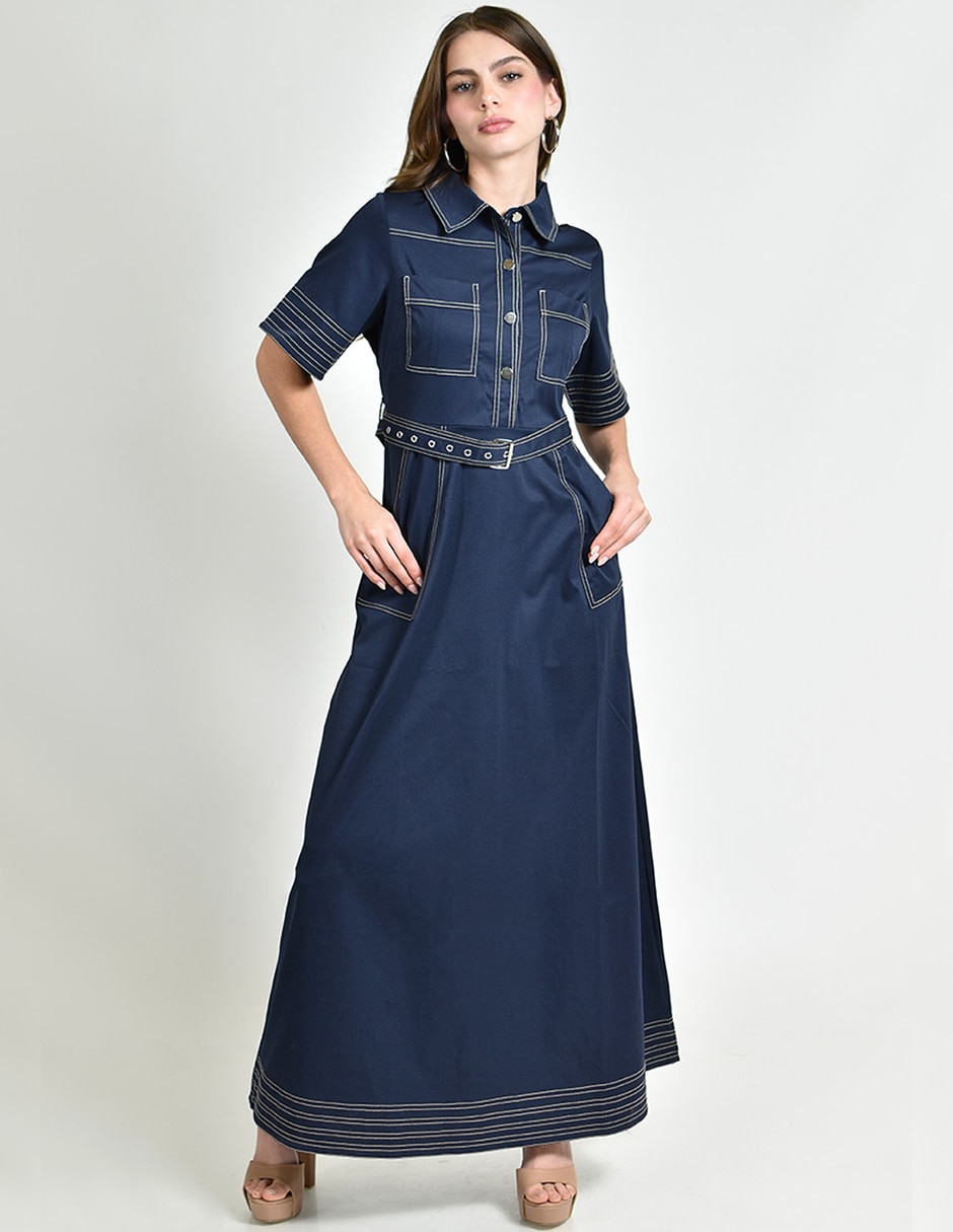 Vestido largo casual para mujer Vestido largo casual para mujer