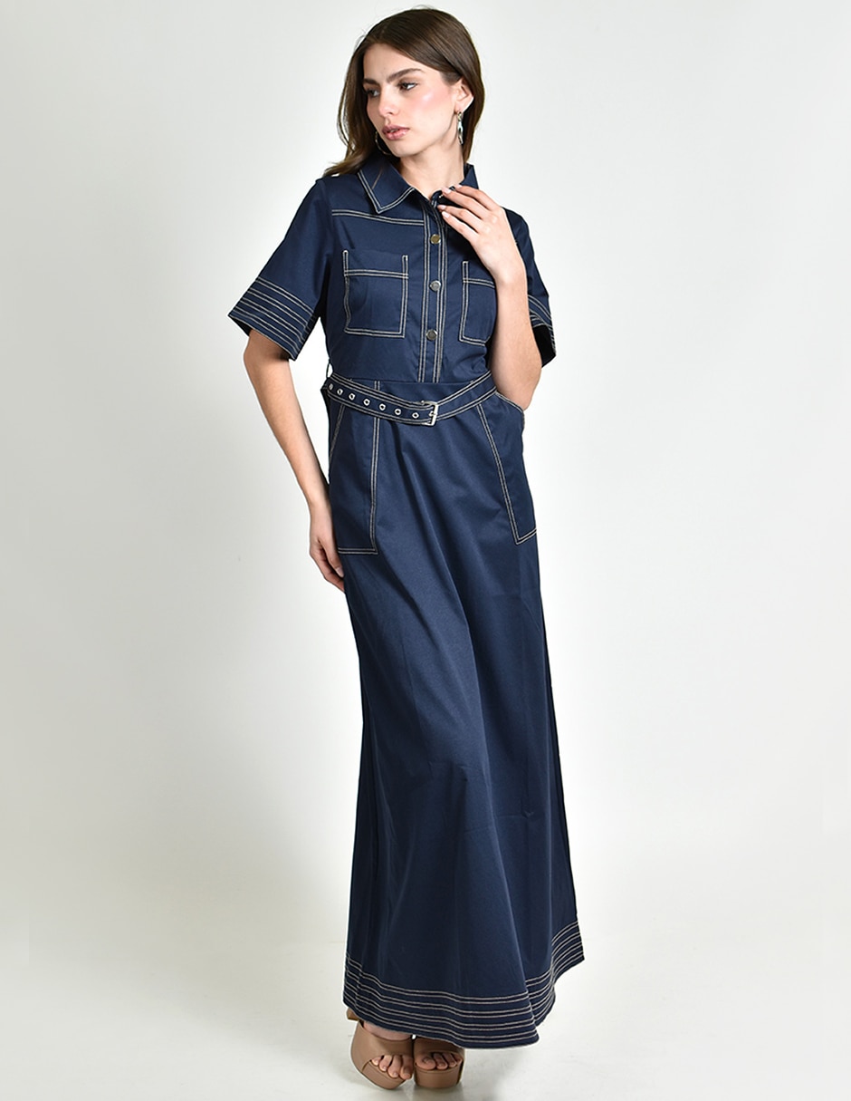 Vestido largo casual para mujer 2