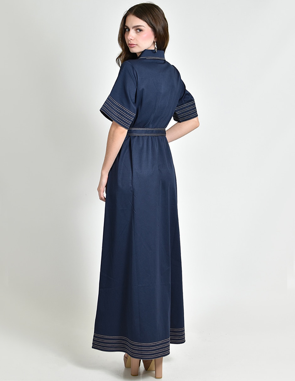 Vestido largo casual para mujer 4