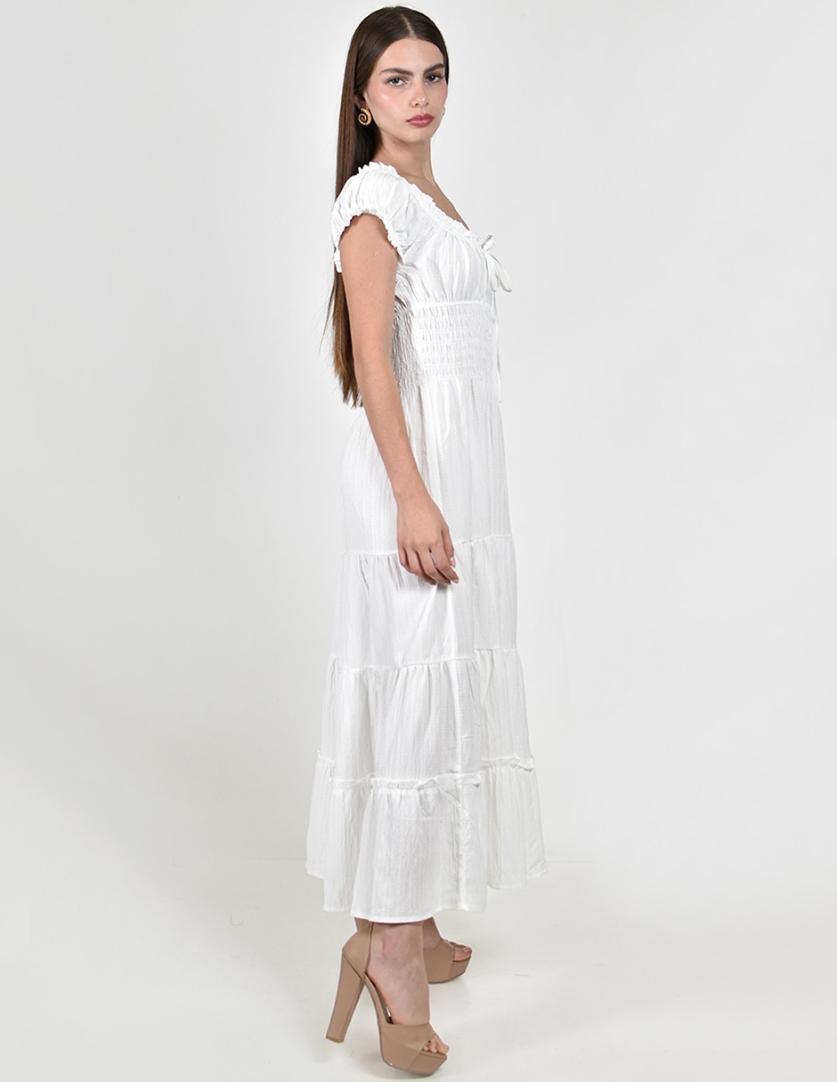 Vestido largo casual para mujer 4