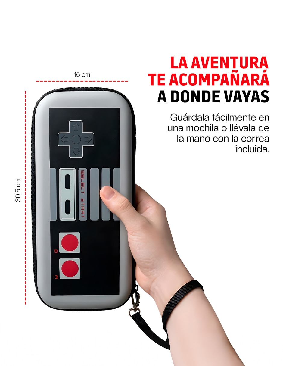 Estuche para consola Nintendo Switch Redlemon Rígido retro