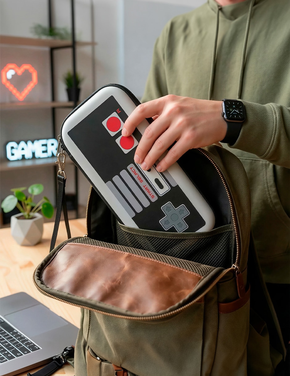 Estuche para consola Nintendo Switch Redlemon Rígido retro