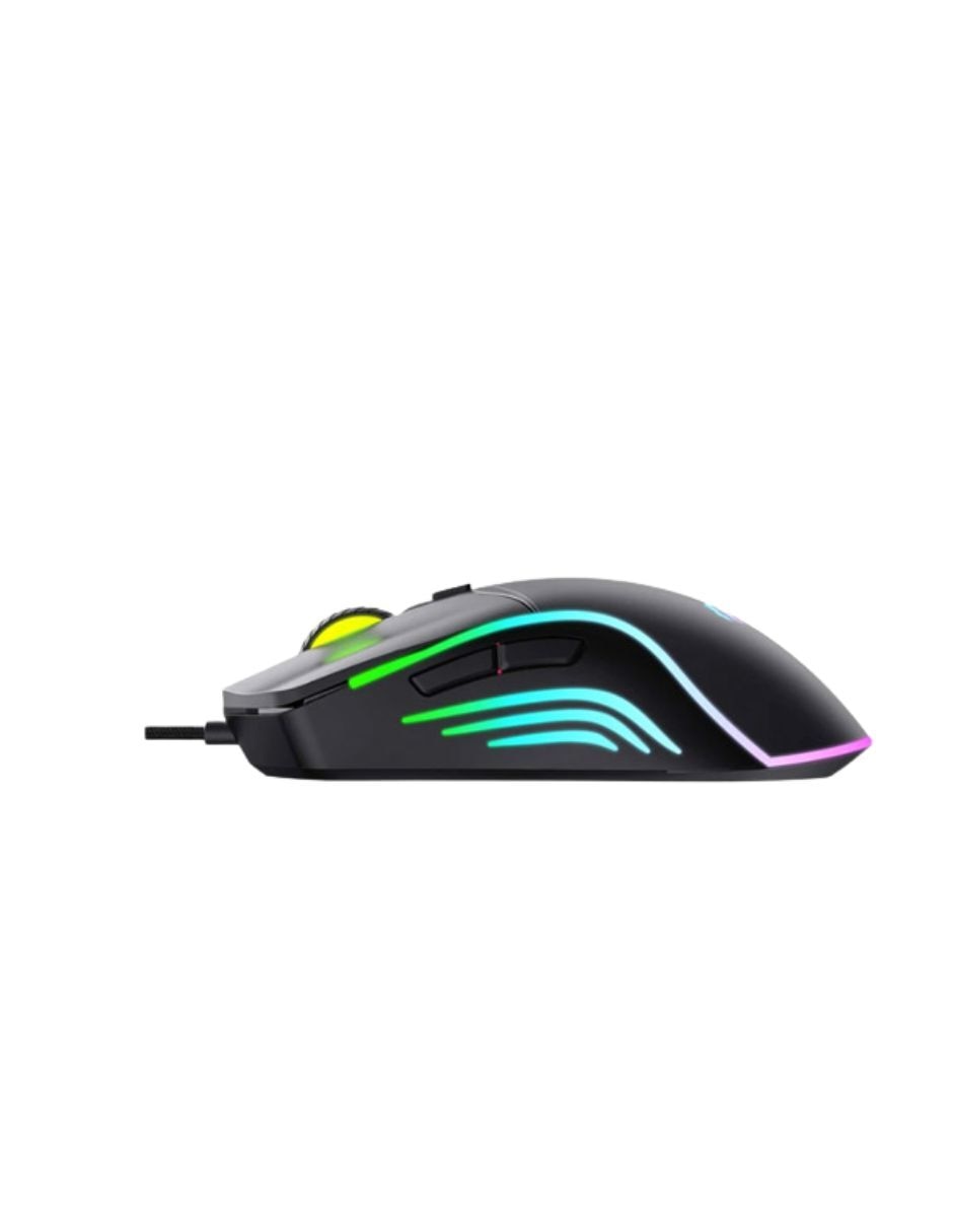 Havit mouse gamer havit ms1029 con cable usb rgb 7 botones programables y 7200 dpi
