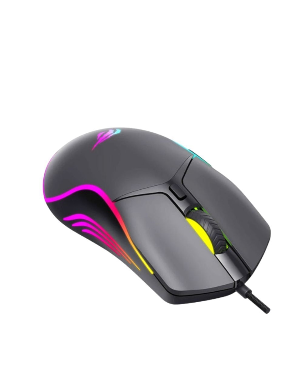 Havit mouse gamer havit ms1029 con cable usb rgb 7 botones programables y 7200 dpi