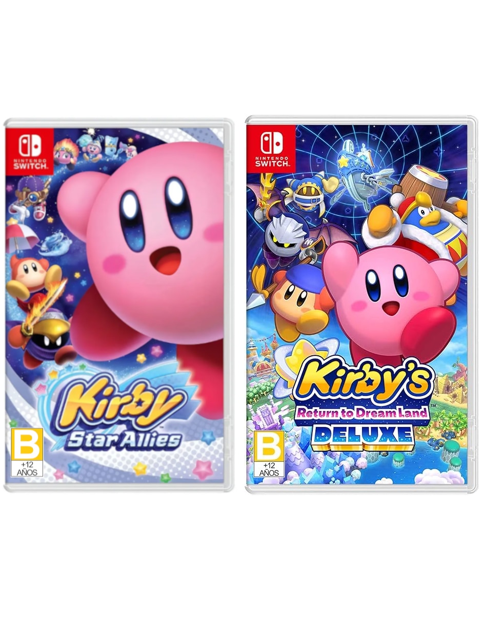 NINTENDO Kirby star allies + kirby's return to dream land deluxe bundle para nintendo switch