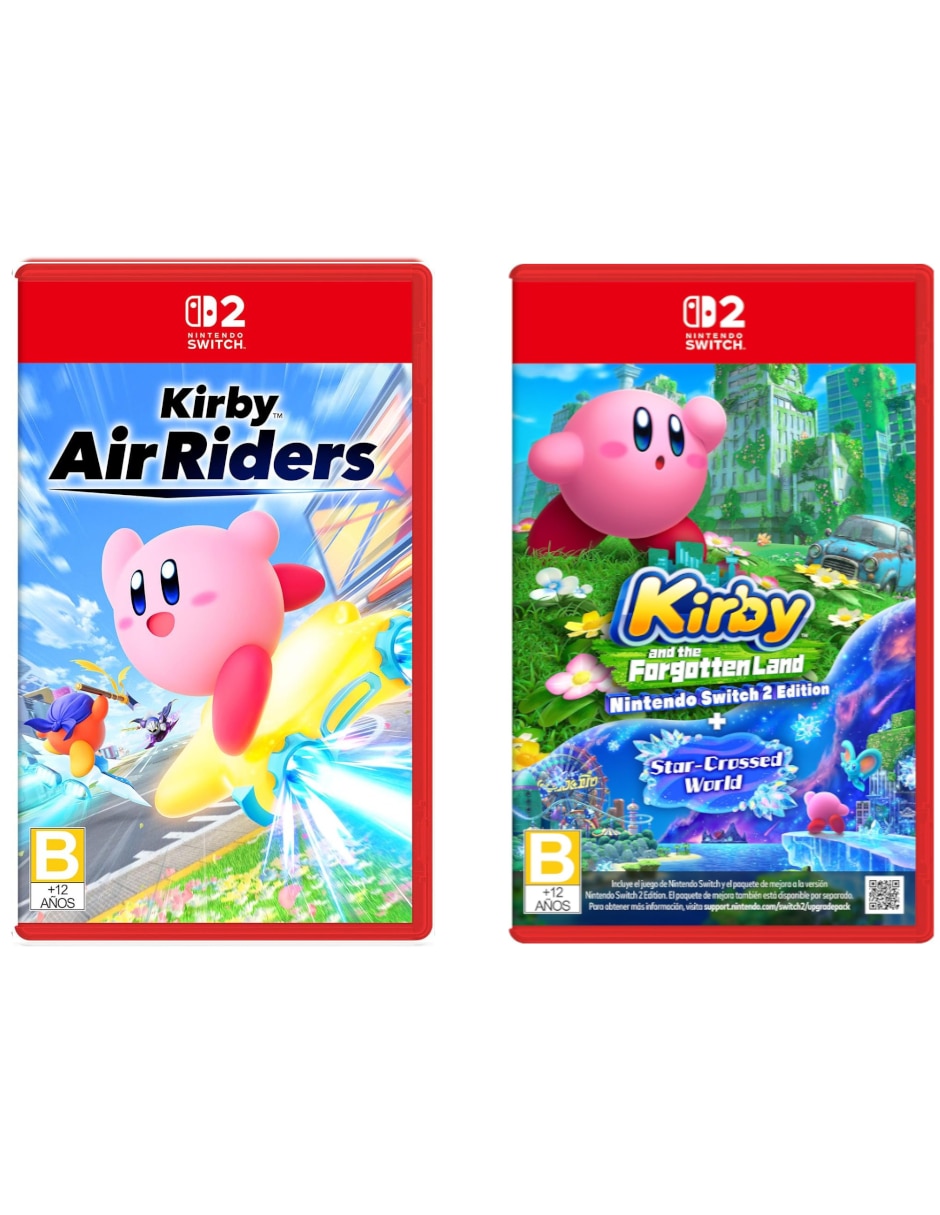 NINTENDO Kirby air riders + kirby and the forgotten land + star