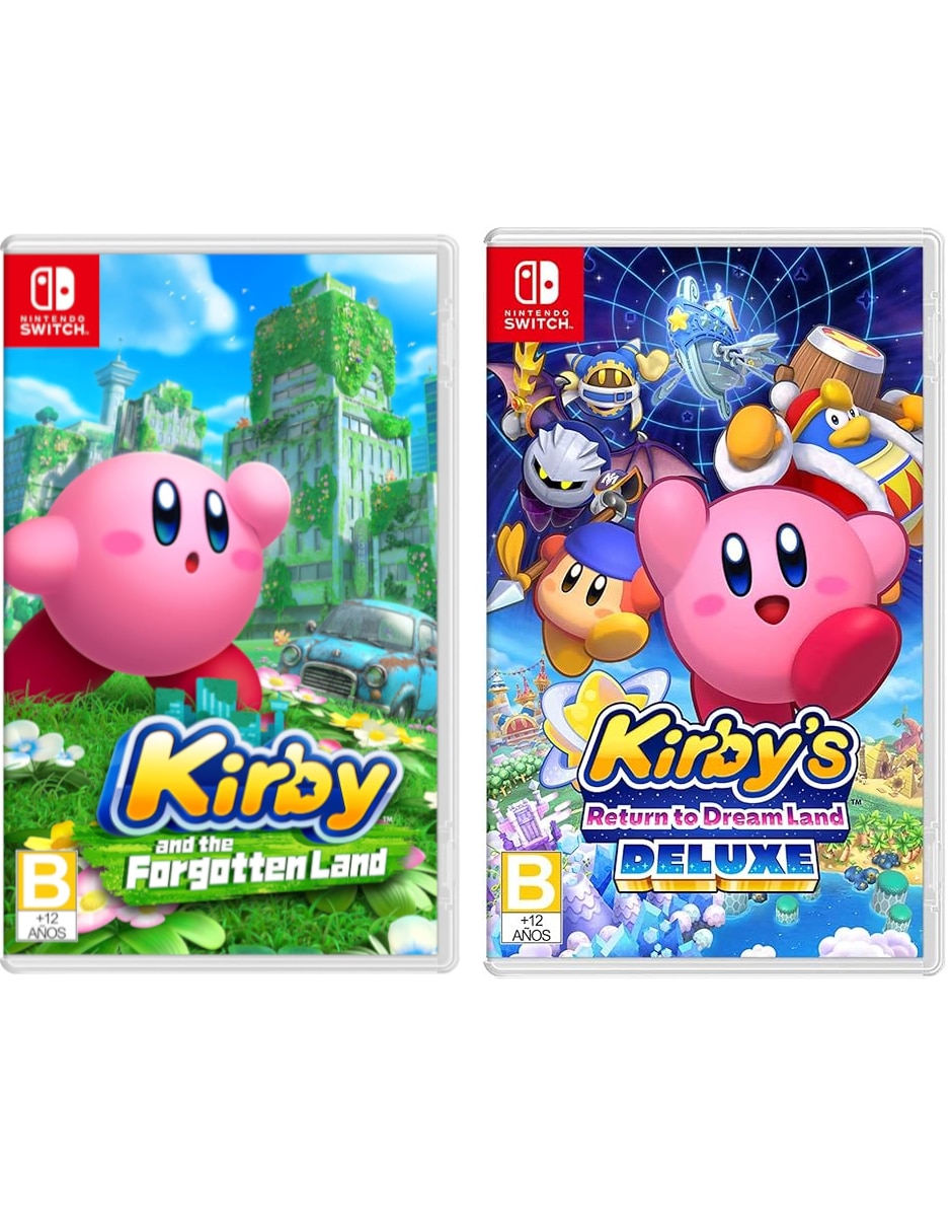 NINTENDO Kirby and the forgotten land + kirby's return to dream land deluxe bundle para nintendo switch