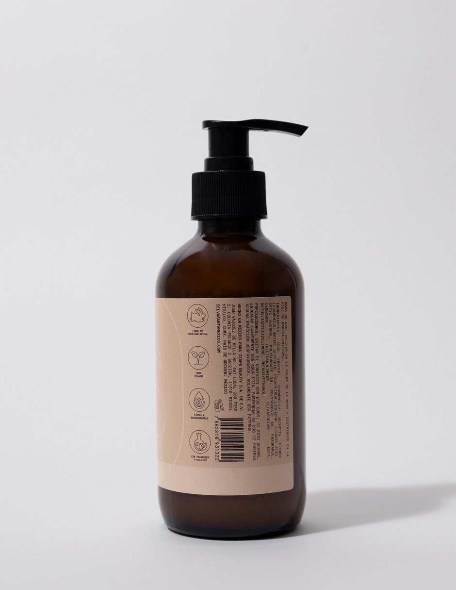 Crema para manos recomendada para hidratar día y noche Selva Santa todo tipo de piel