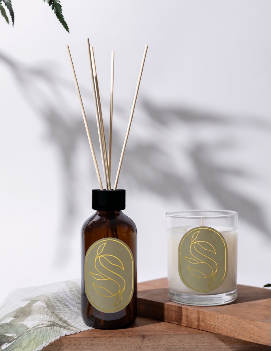 Difusor vara hojas de verbena y cáscara de bergamota 4
