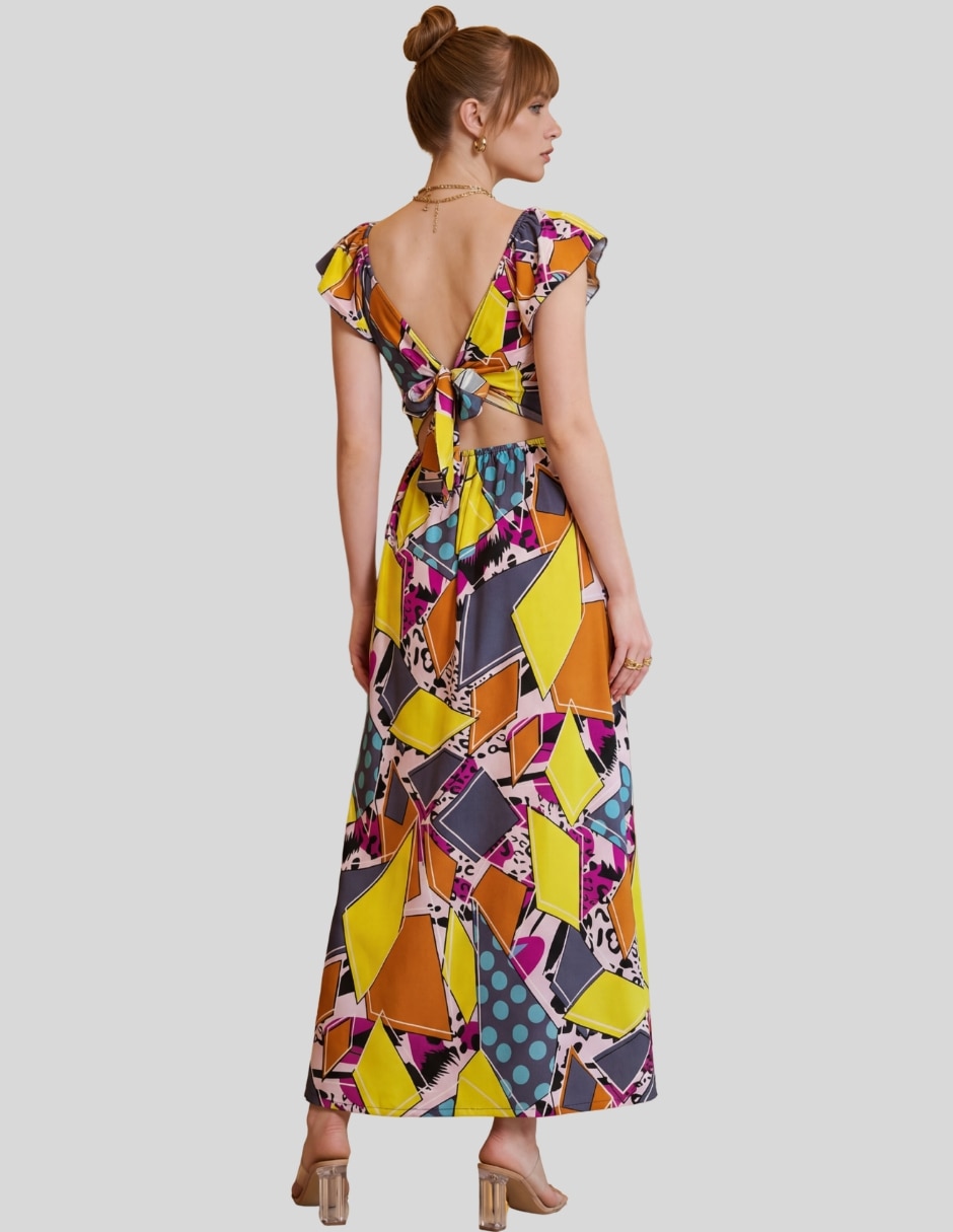 Vestido largo casual Malabis para mujer