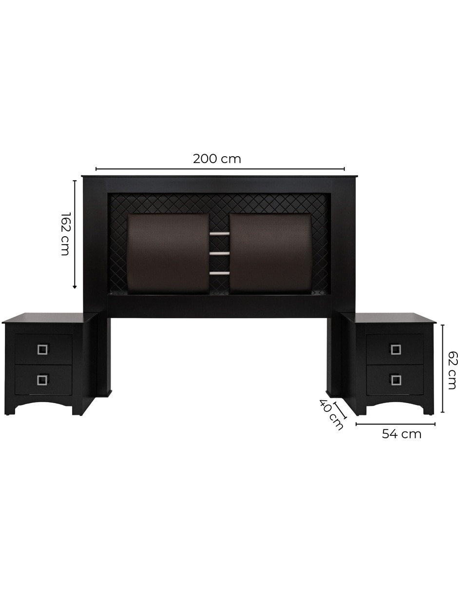 Set recámara zafra de mdf 2