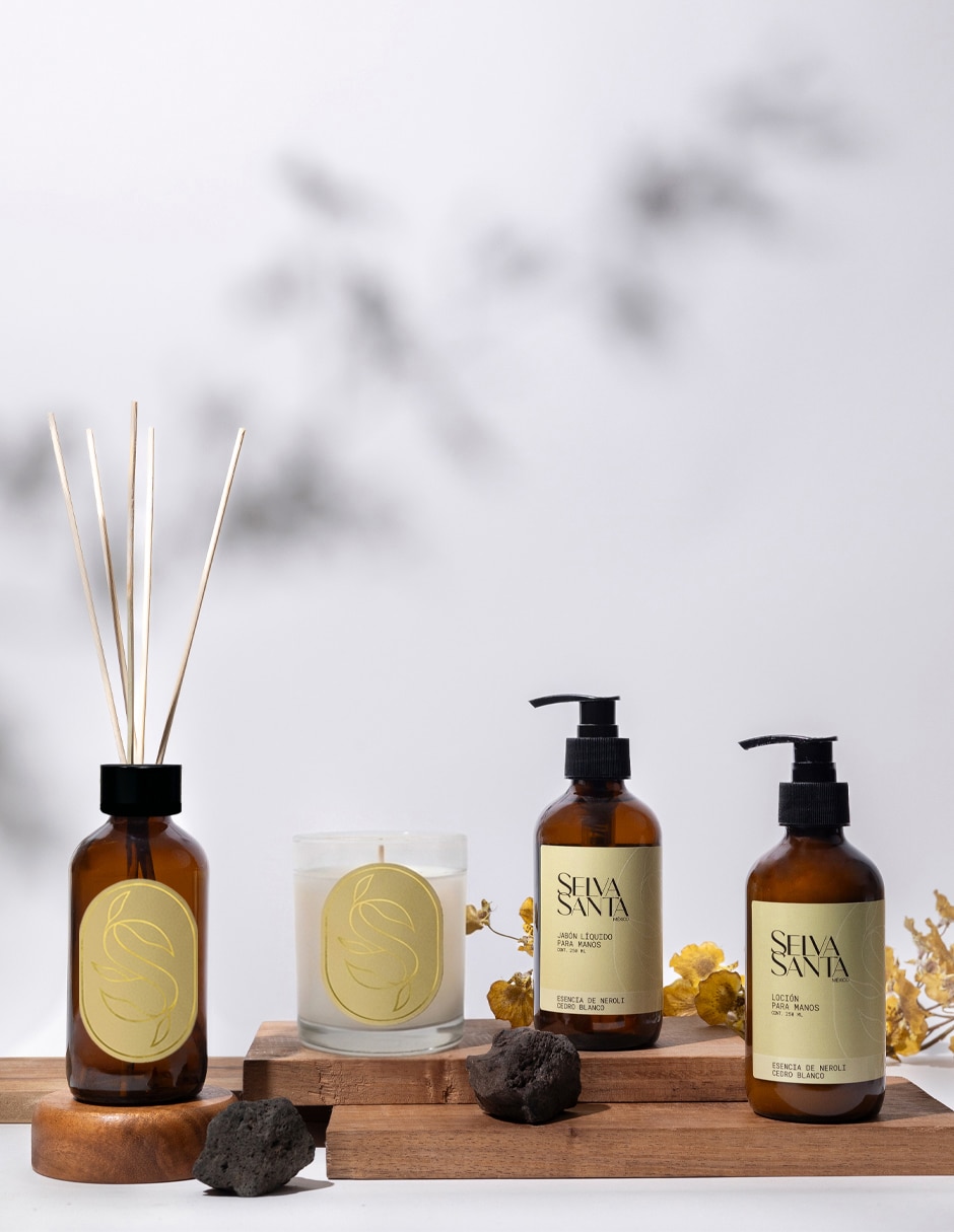 Vela aromática Hogar aroma neroli y cedro blanco