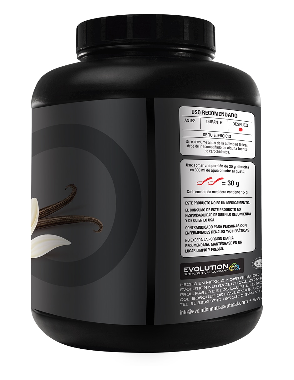 Proteína Evolution WP60 Vainilla 2800 gr EVOLUTION NUTRACEUTICAL COMPANY con Proteína sabor Vainilla de