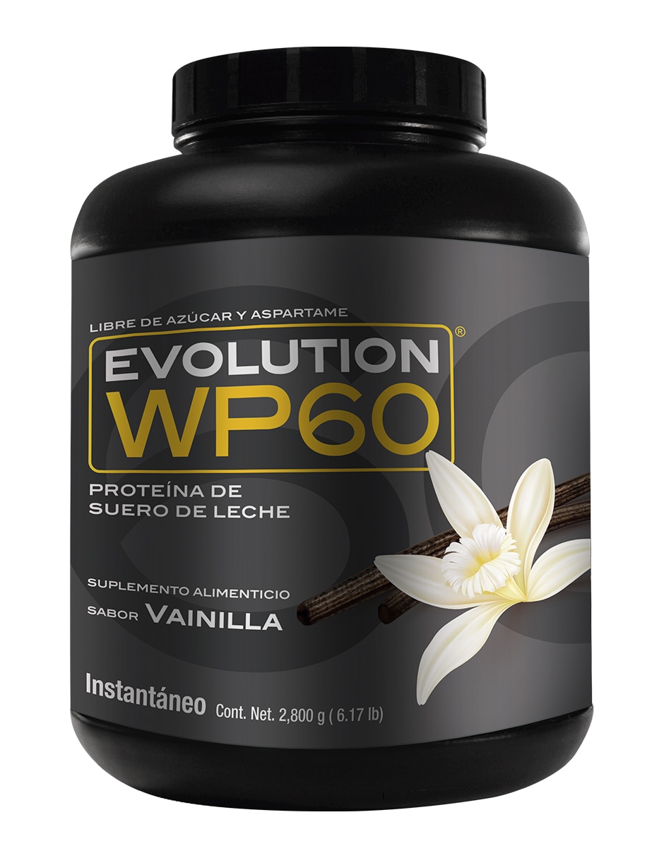 Proteína Evolution WP60 Vainilla 2800 gr con Proteína sabor Vainilla de Proteína Evolution WP60 Vainilla 2800 gr con Proteína sabor Vainilla de