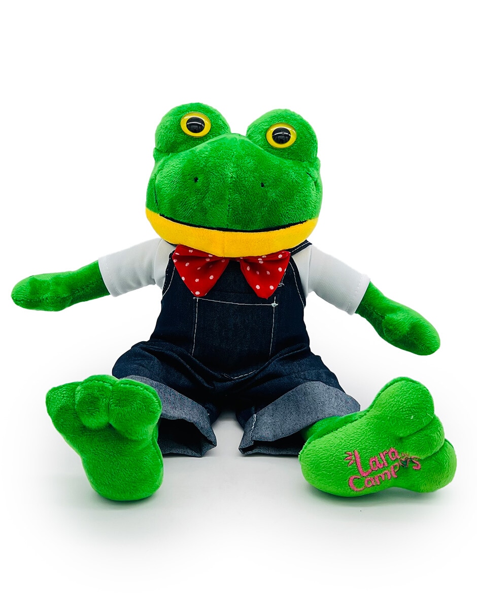 Peluche de Rana Rhenne de Lara de 35 cm 4