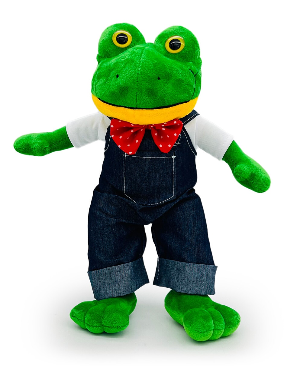 Peluche de Rana Rhenne de Lara de 35 cm