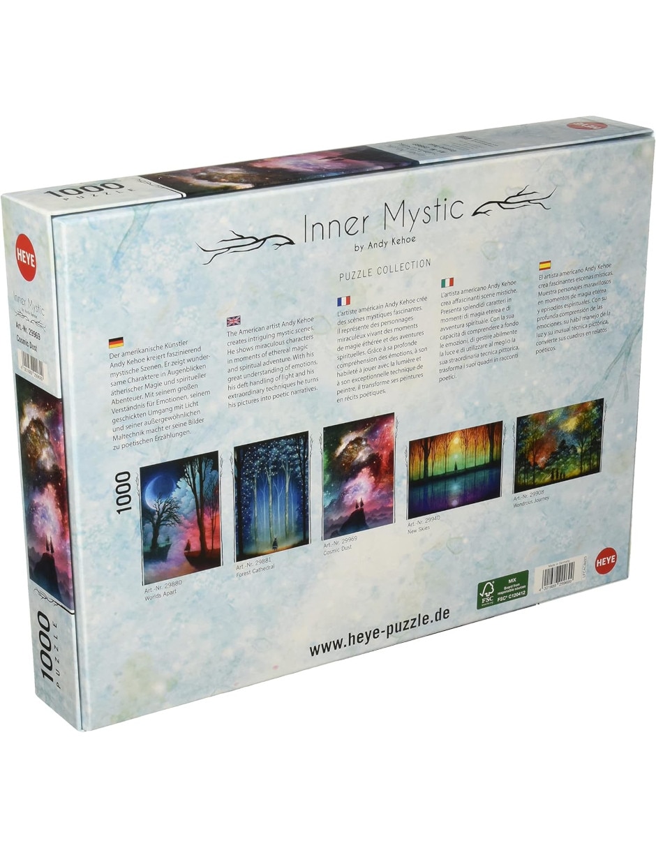 Rompecabezas artistas modernos Inner Mystic: Polvo cósmico Heye 1000 piezas