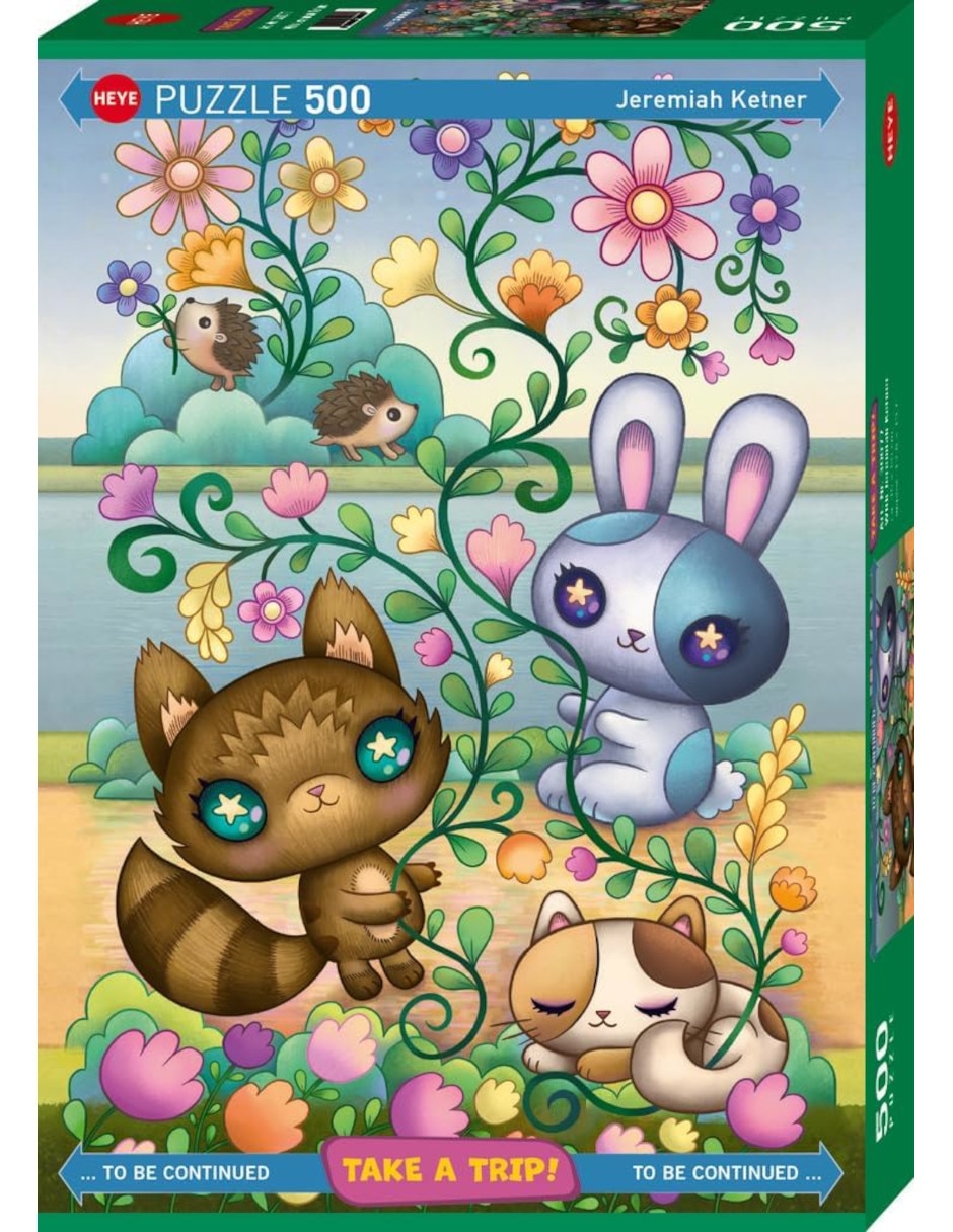 Rompecabezas artistas modernos Jeremiah Ketner: Haz un viaje 500 piezas