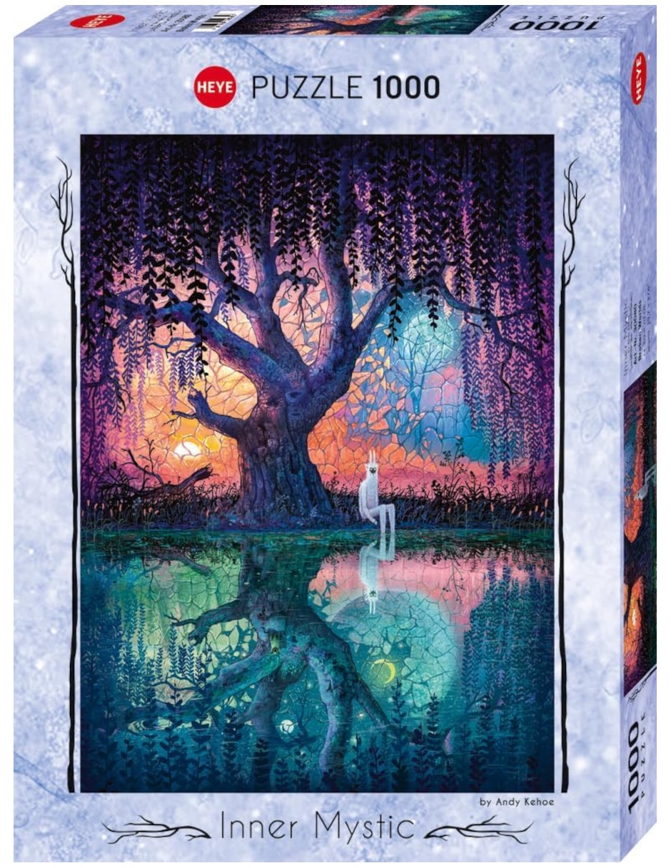 Rompecabezas artistas modernos Inner Mystic: Mundos rojos Heye 1000 piezas