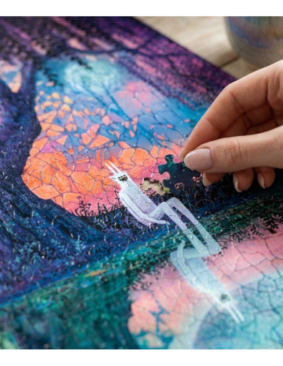 Rompecabezas artistas modernos Inner Mystic: Mundos rojos 1000 piezas 3
