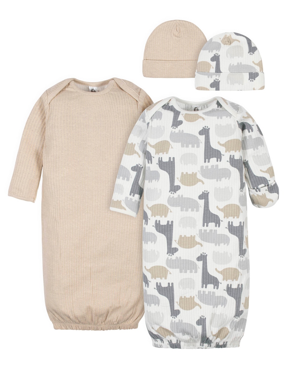 Gerber baby animal de algodón unisex
