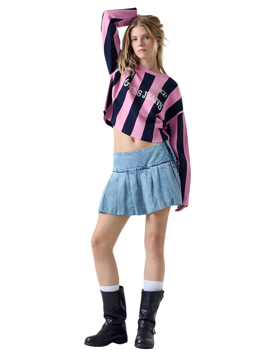 Falda mini a la cintura 4