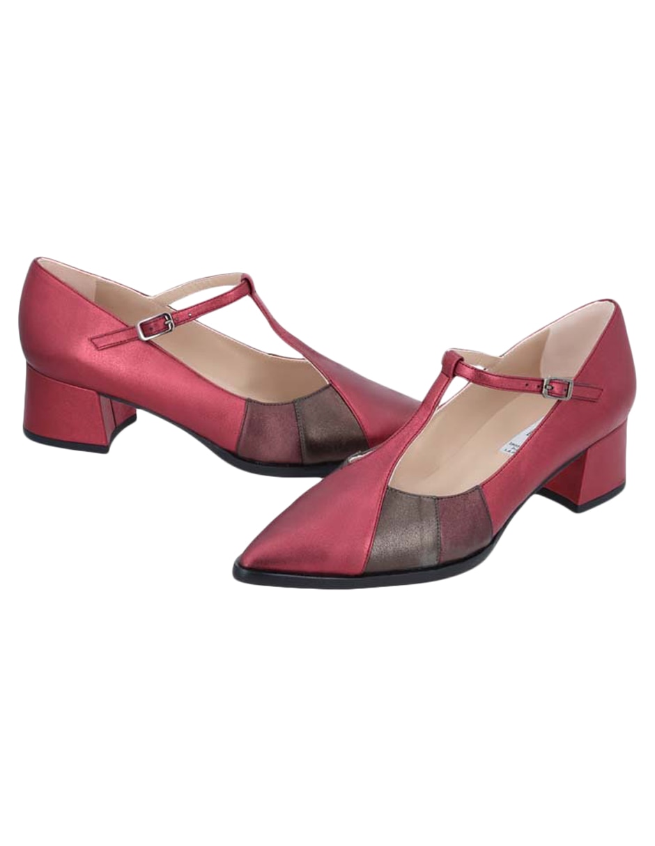 Zapato Mary Jane de piel para mujer 5