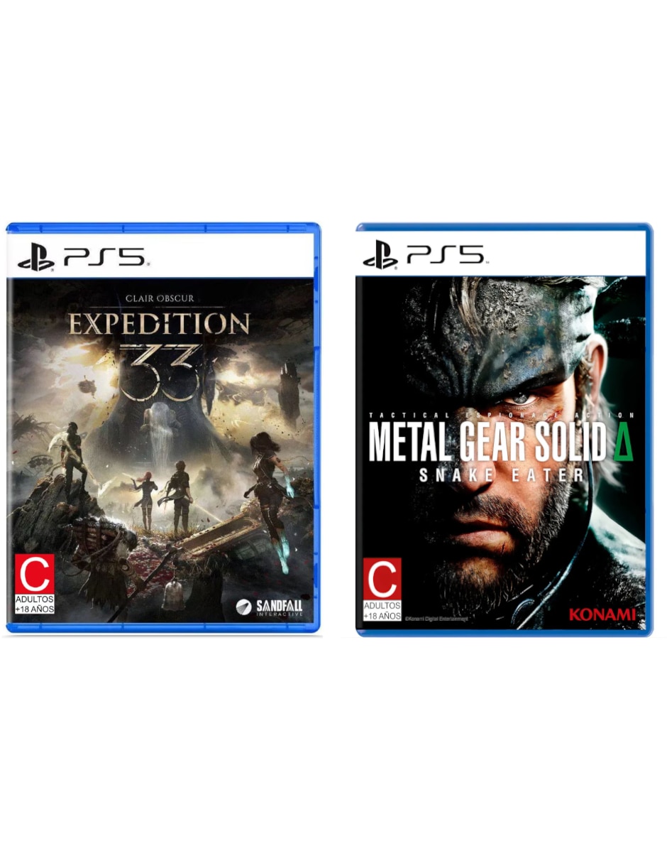 Clair obscur: expedition 33 + metal gear solid: snake eater bundle para ps5 Clair obscur: expedition 33 + metal gear solid: snake eater bundle para ps5