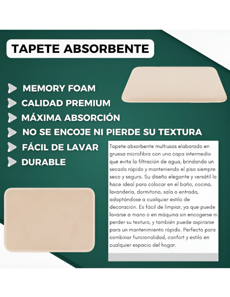 Tapete para baño