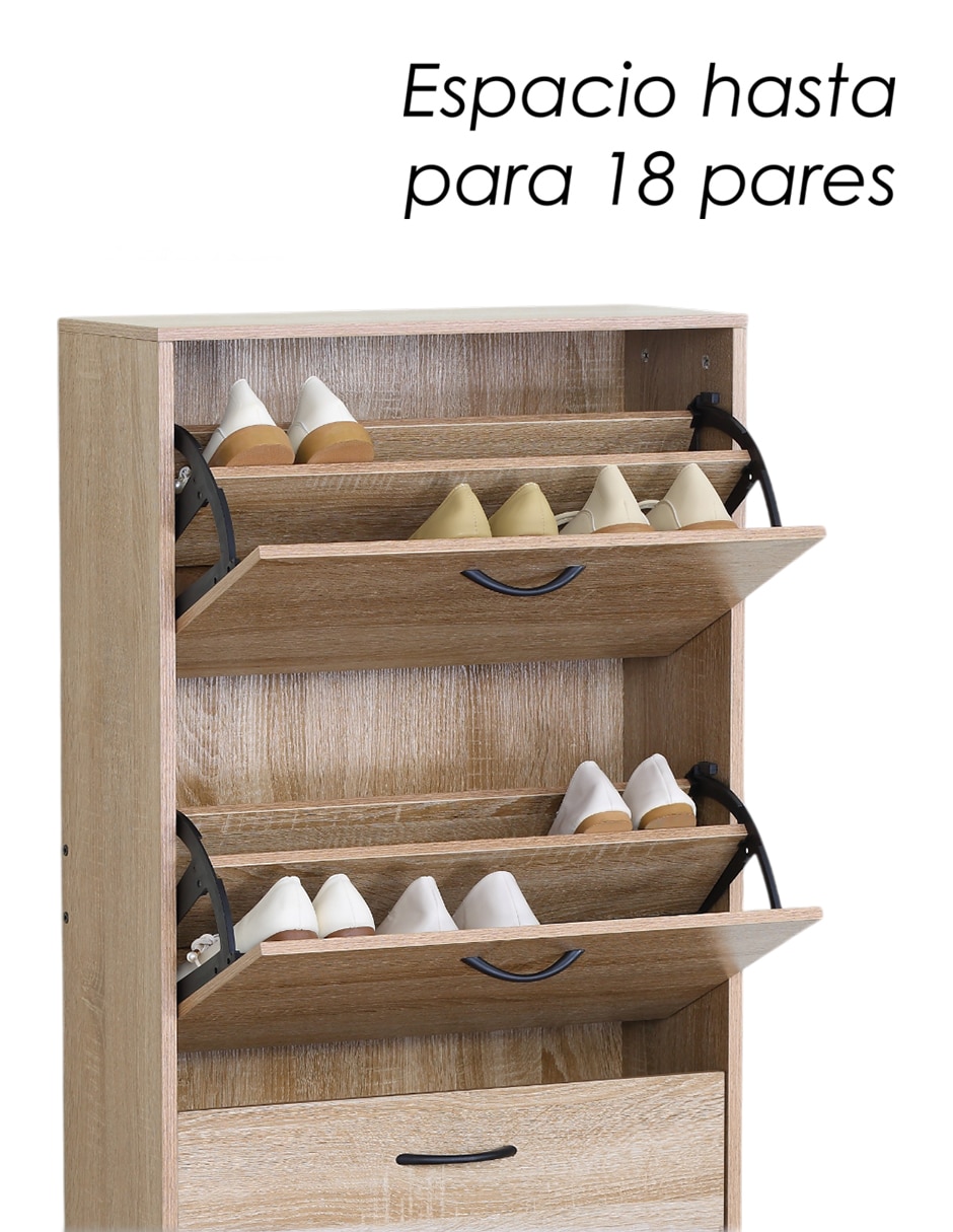Zapatera armable GDX para 18 pares de zapatos 6