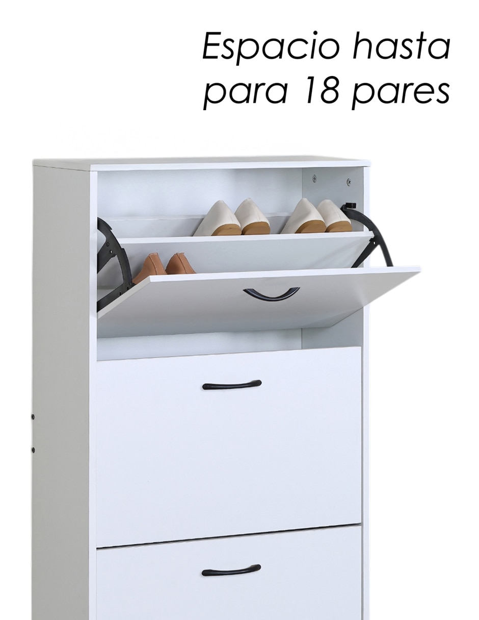 Zapatera armable GDX para 18 pares de zapatos 6
