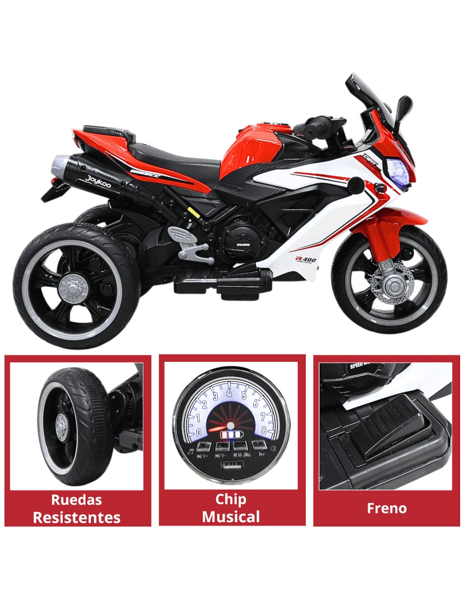 Moto montable recargable unisex 5