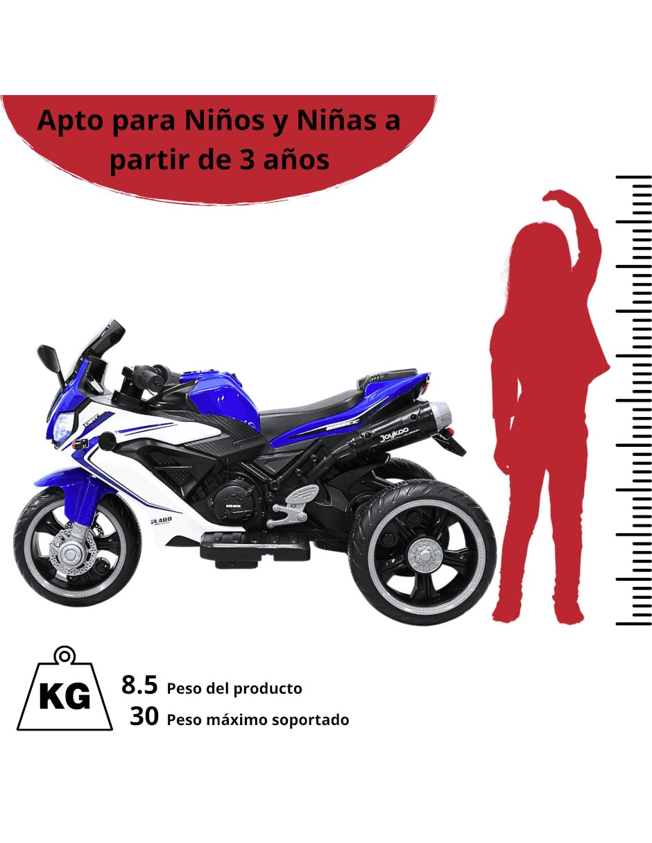 Moto montable recargable unisex 4