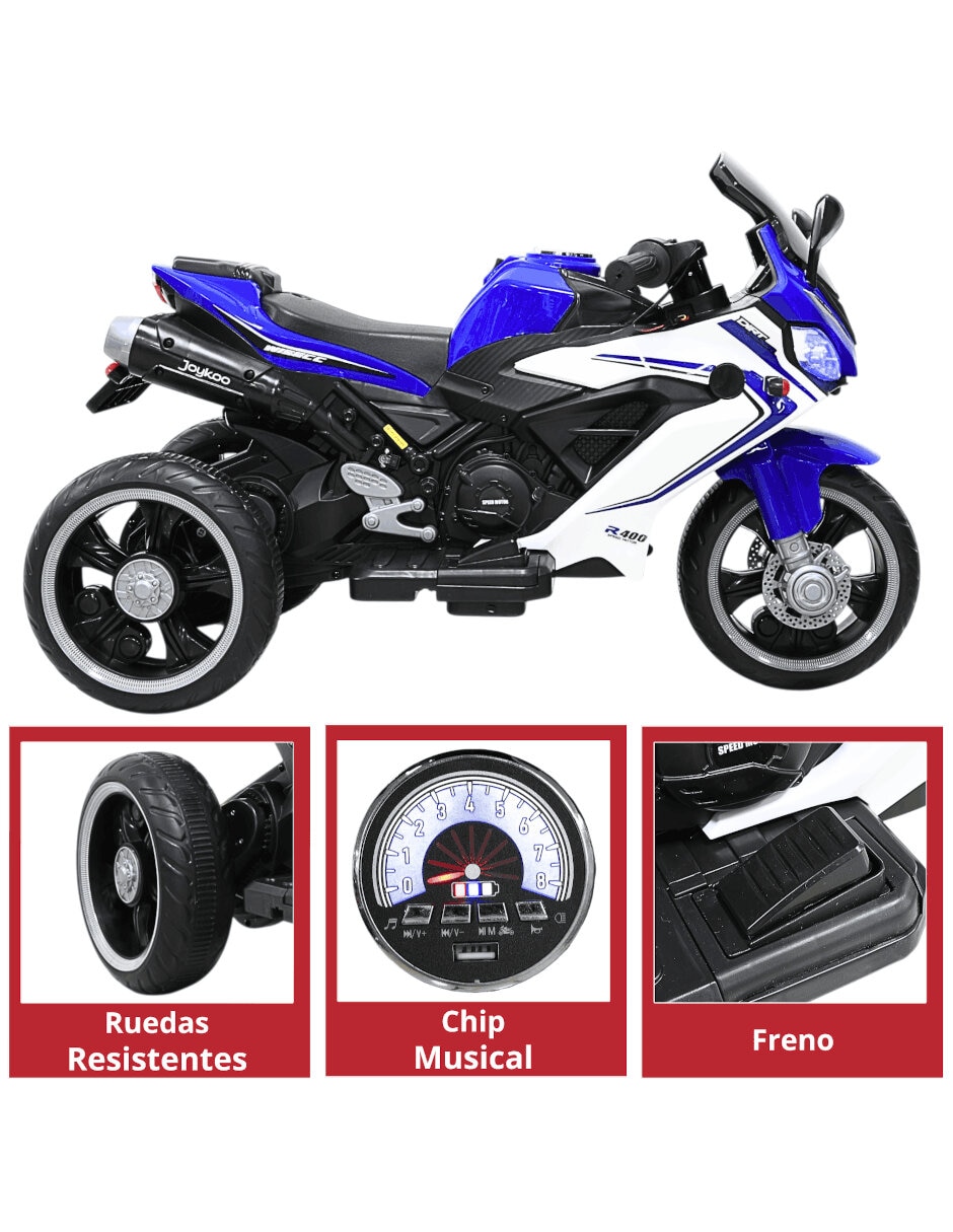 Moto montable recargable unisex 5