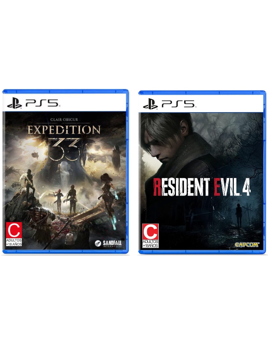 Clair Obscur Expedition 33 + Resident Evil 4 Remake bundle para PS5
