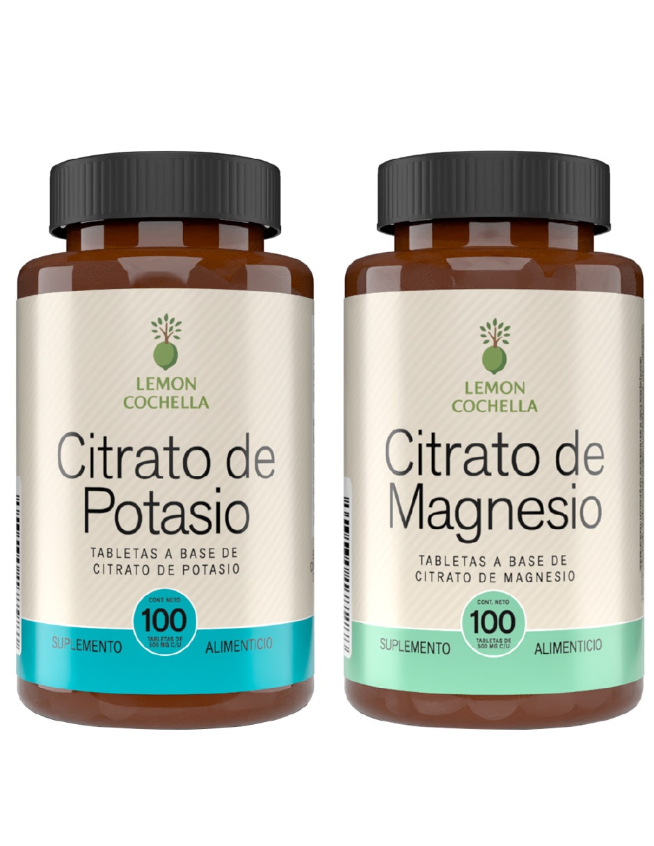 Combo Citrato de Magnesio y Citrato de Potasio Combo Citrato de Magnesio y Citrato de Potasio
