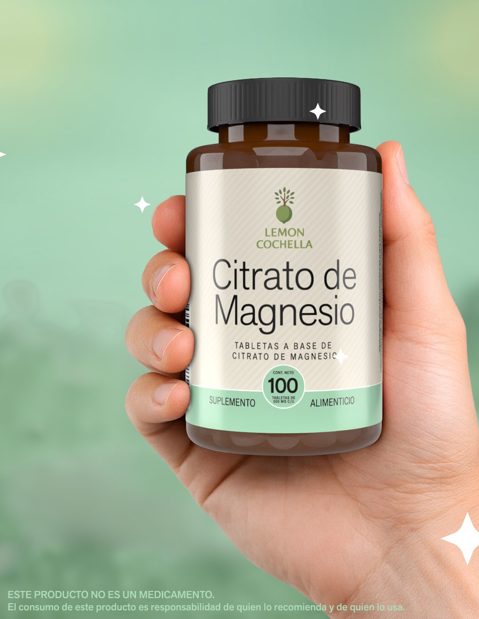 Combo Citrato de Magnesio y Citrato de Potasio Lemon Cochella