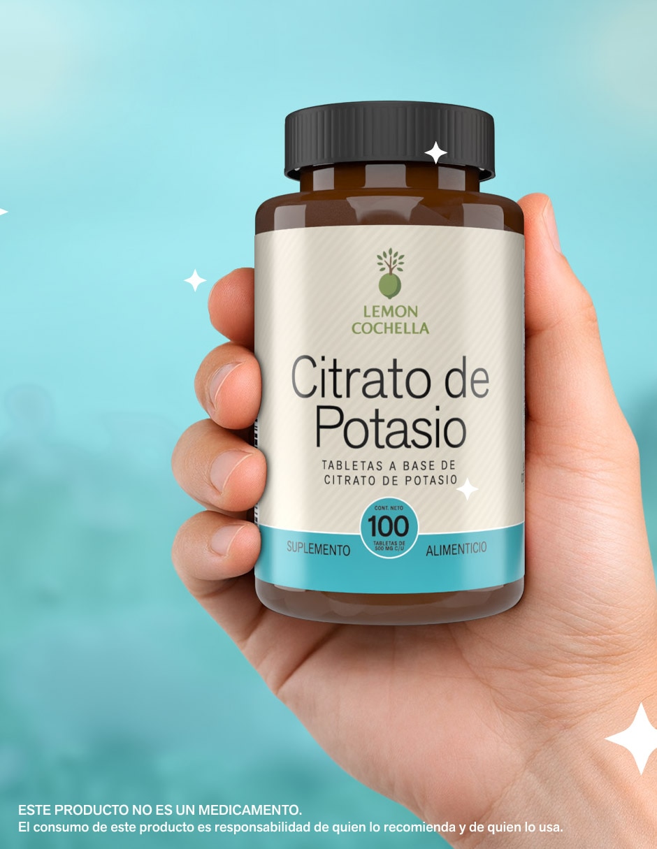 Combo Citrato de Magnesio y Citrato de Potasio Lemon Cochella