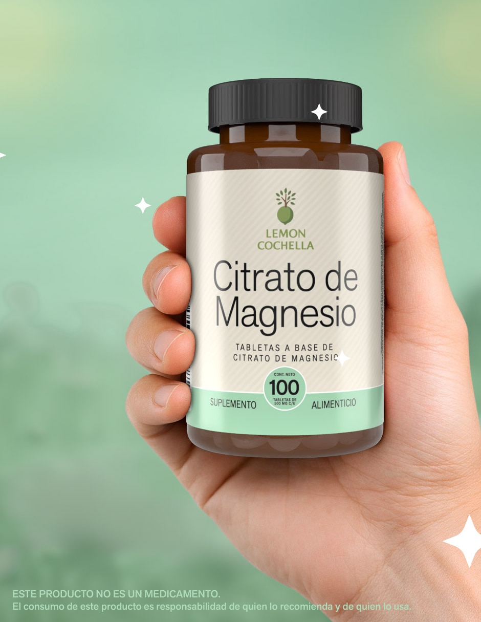 Set suplemento combo biotina citrato de magnesio Lemon Cochella