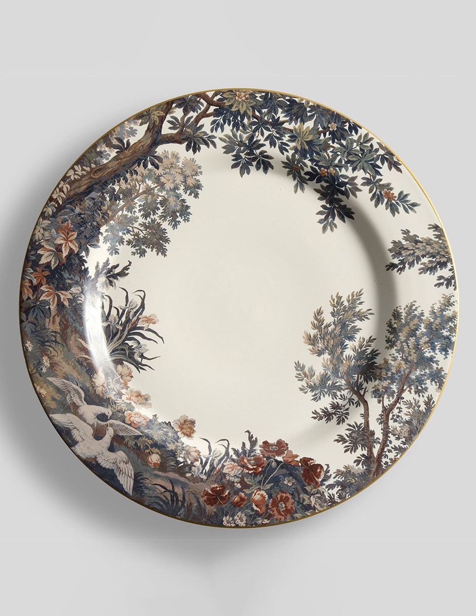 Set platos trinche kravet folly scenic de cerámica 4 piezas