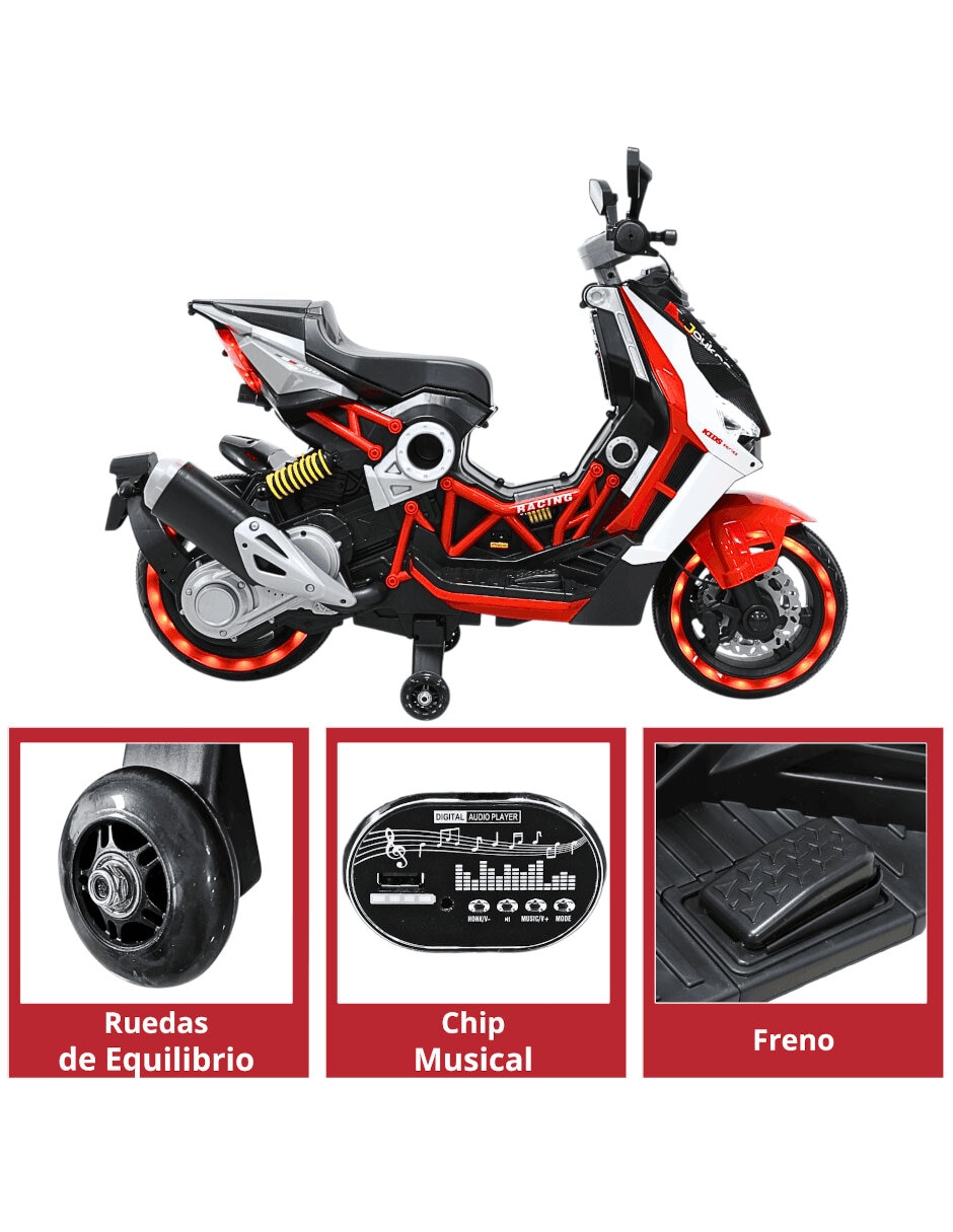 Moto montable Joykoo recargable