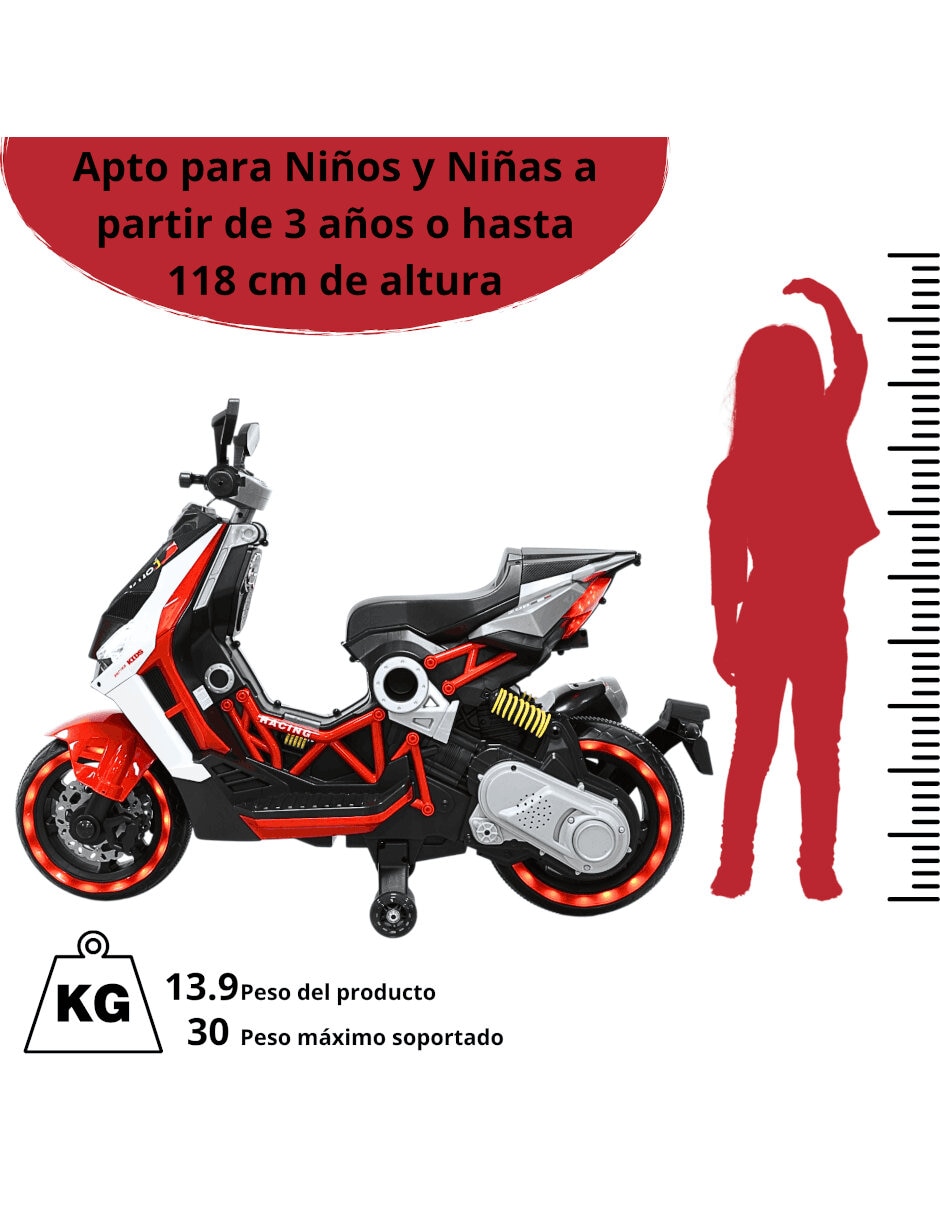 Moto montable Joykoo recargable