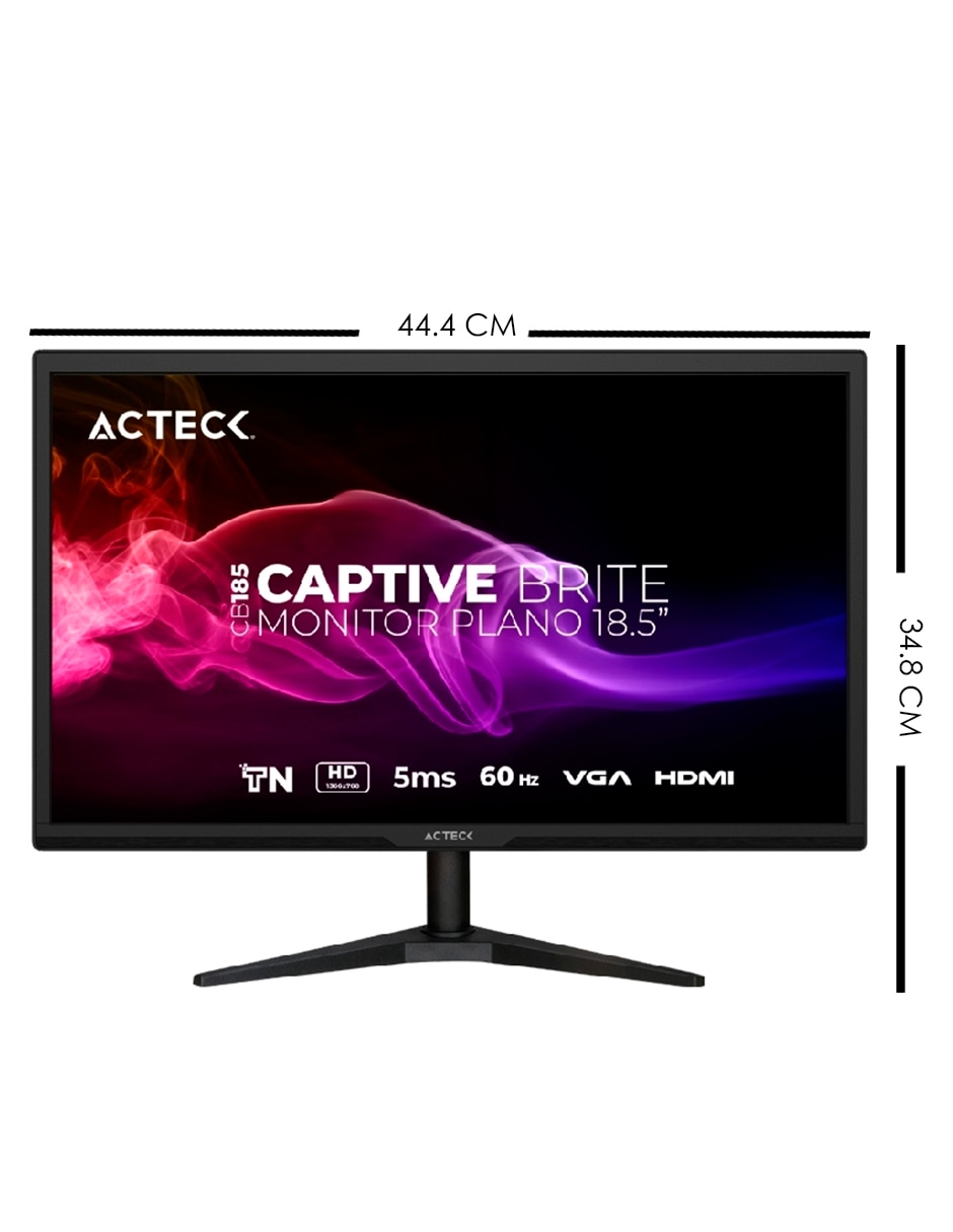 Monitor Acteck AC-944526 TN HD 18.5 pulgadas Captive Brite CB185