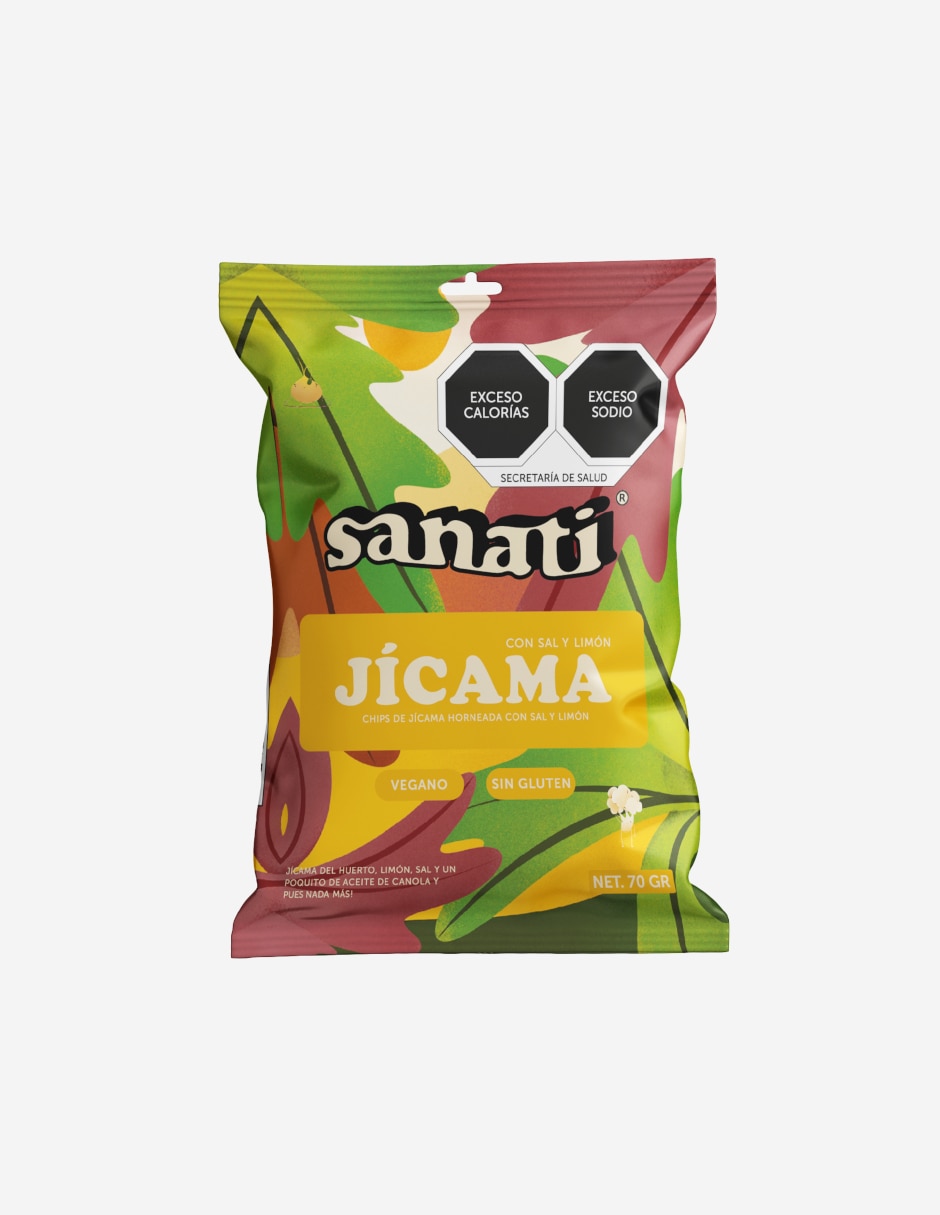 Bolsa de chips Jicama Sal y Limón