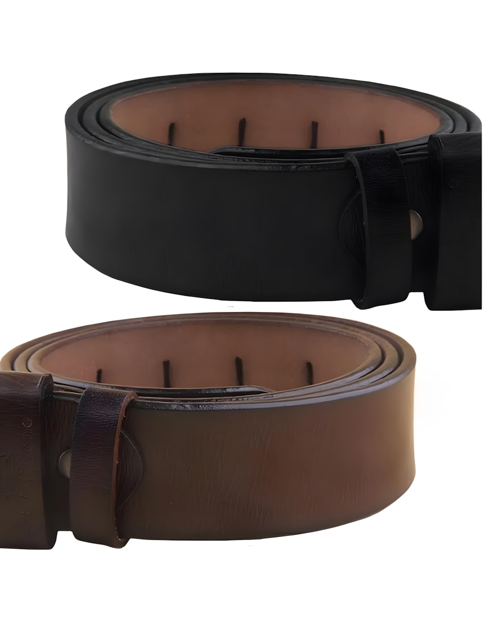 Cinturón aerox de cuero para hombre