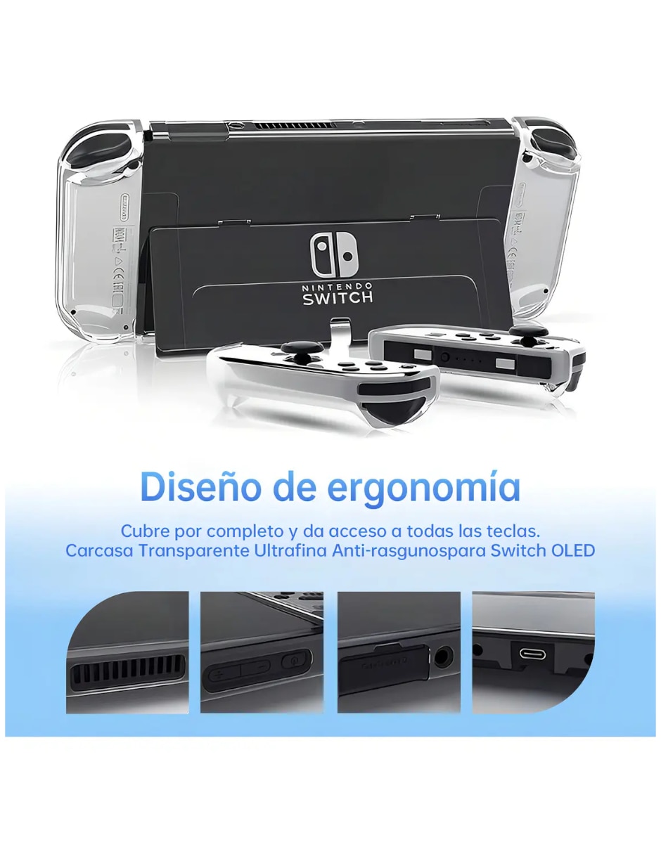 Estuche para consola nintendo switch Generica