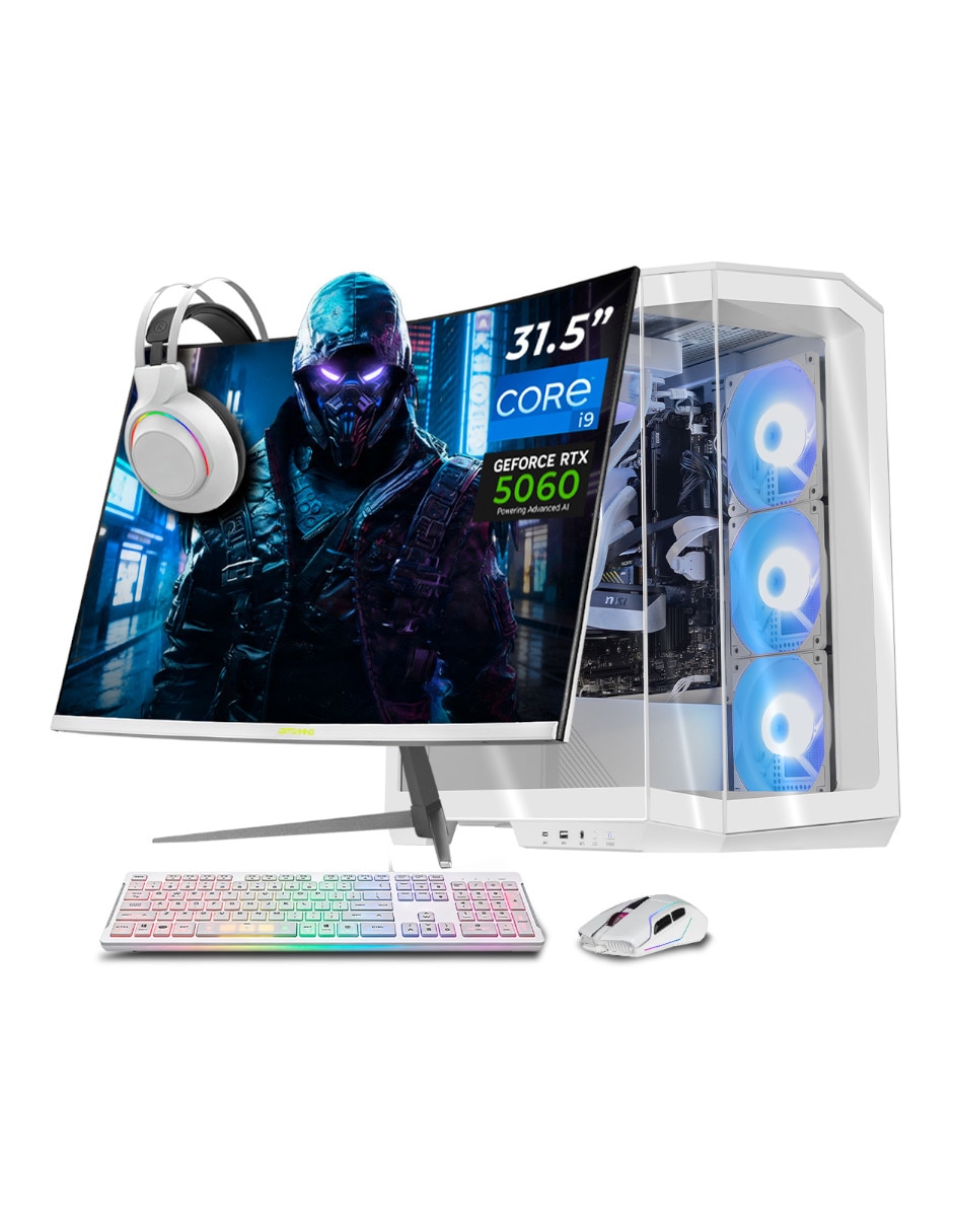XTREME PC GAMING Xtreme pc gaming xtmsii932gb55060mmpw 31.5 pulgadas full hd intel core i9 nvidia geforce rtx 5060 32 gb ram 1 tb ssd