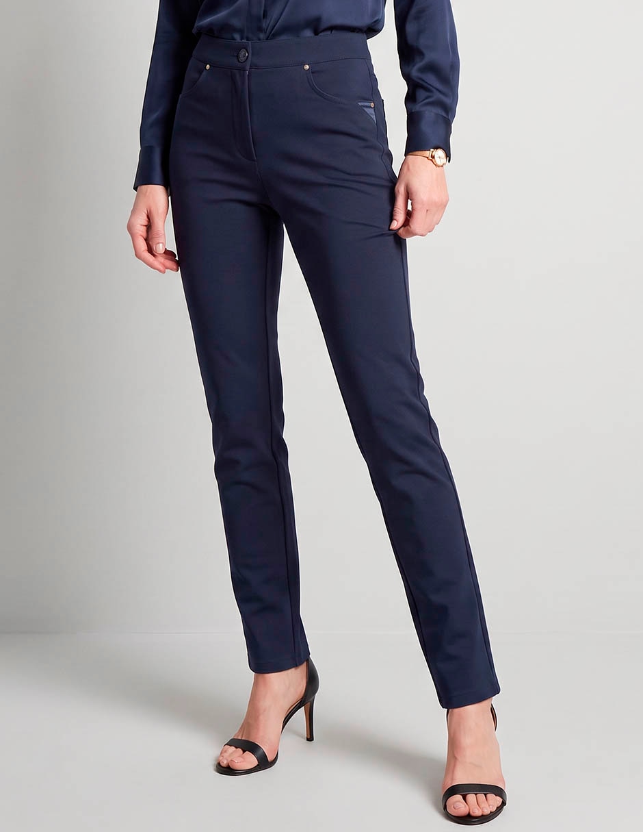 Pantalón chino skinny para mujer
