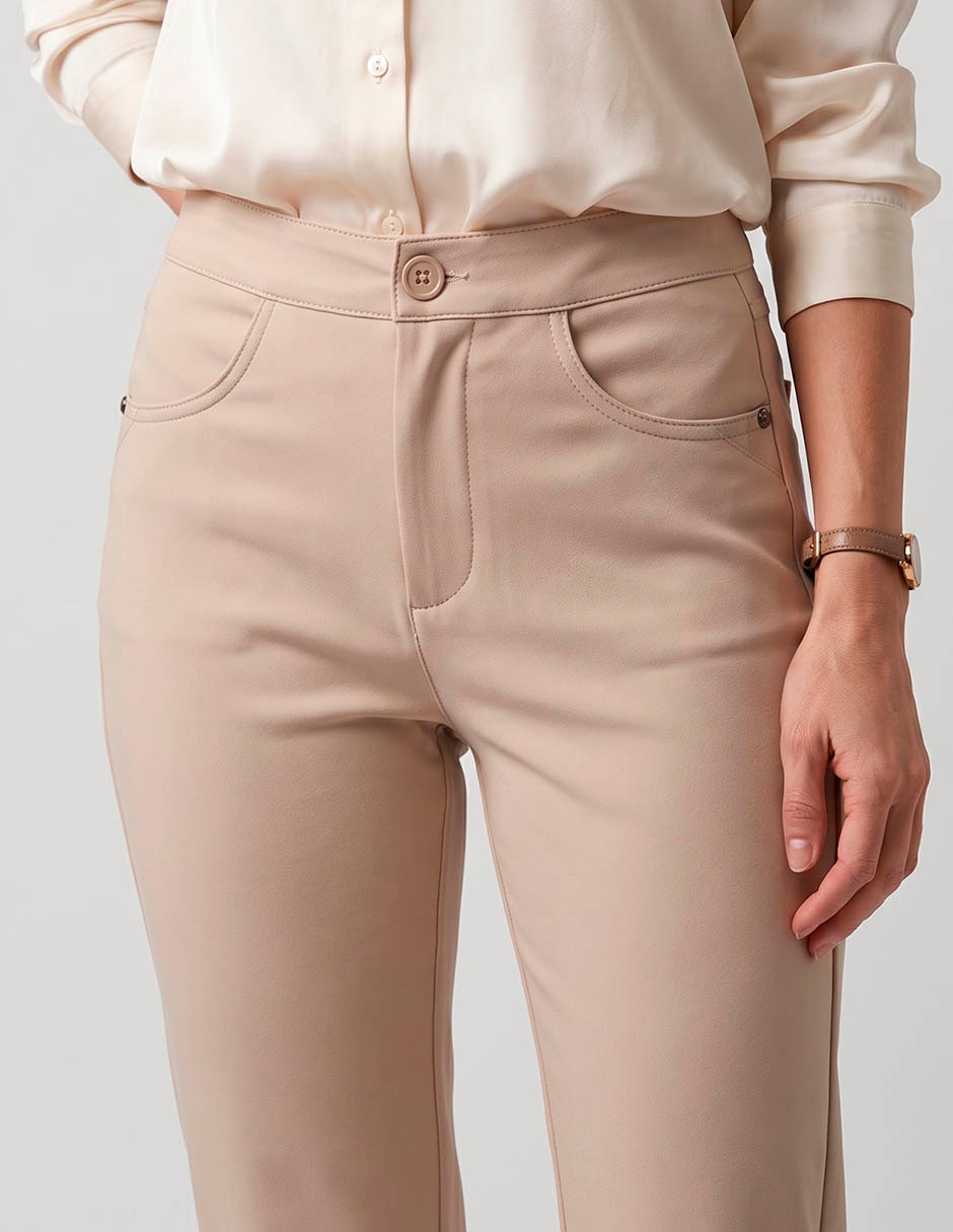 Pantalón chino damaia atelier skinny para mujer