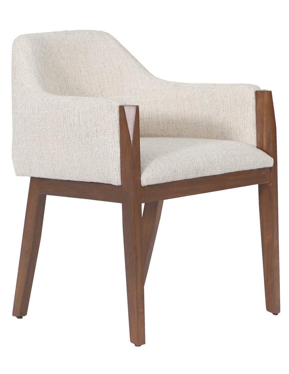 Silla con brazos de tela 2